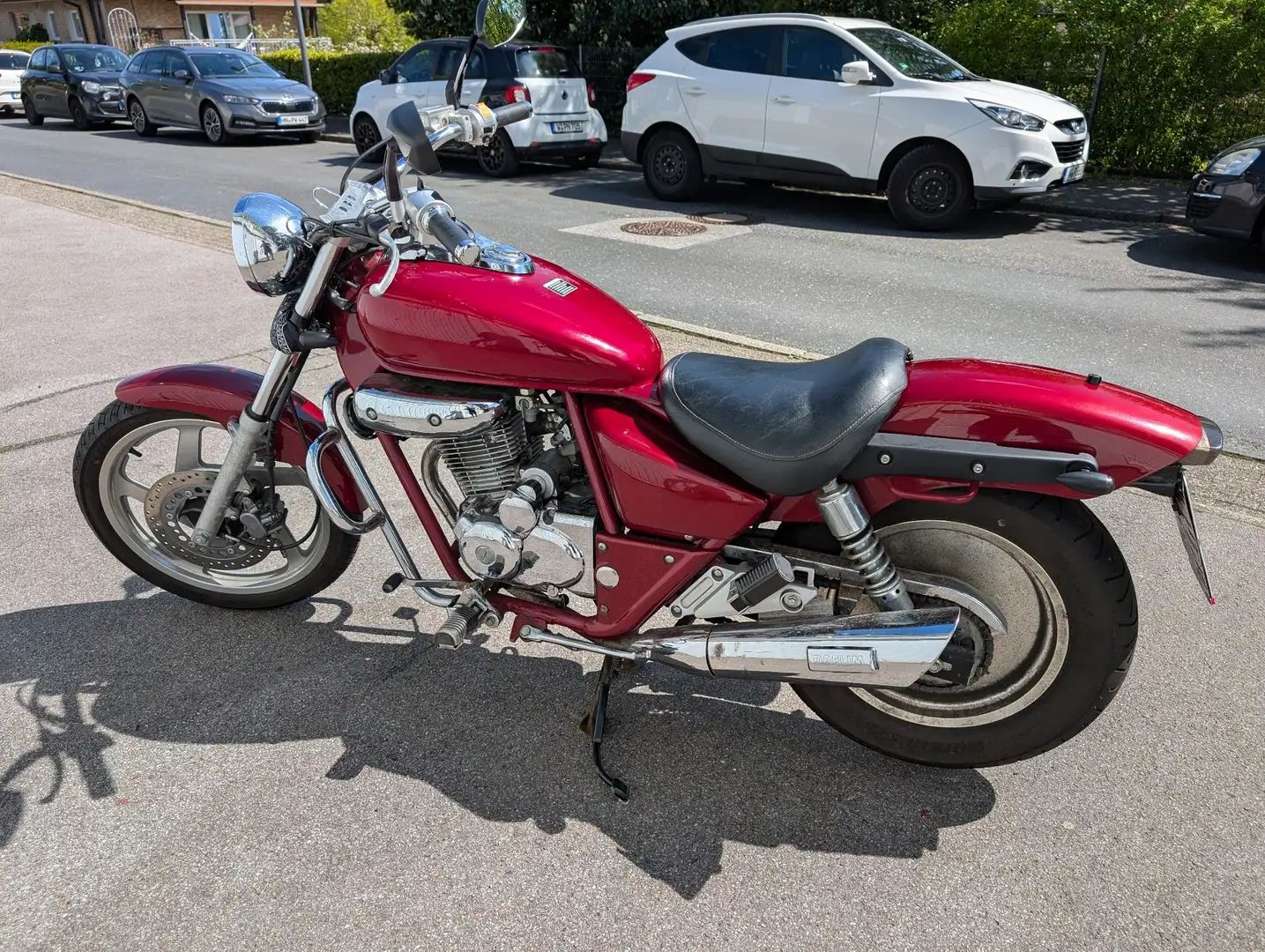 Daelim VT 125 Chopper Bobber Umbau (mini Harley) Cruiser A1 B196 Kırmızı - 2