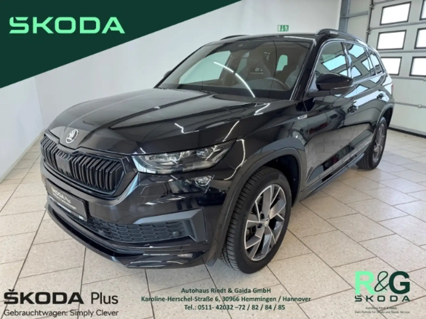 Skoda Kodiaq Sportline 1.5 TSI ACT Matrix ACC virtual Cockpit N Negro - 1