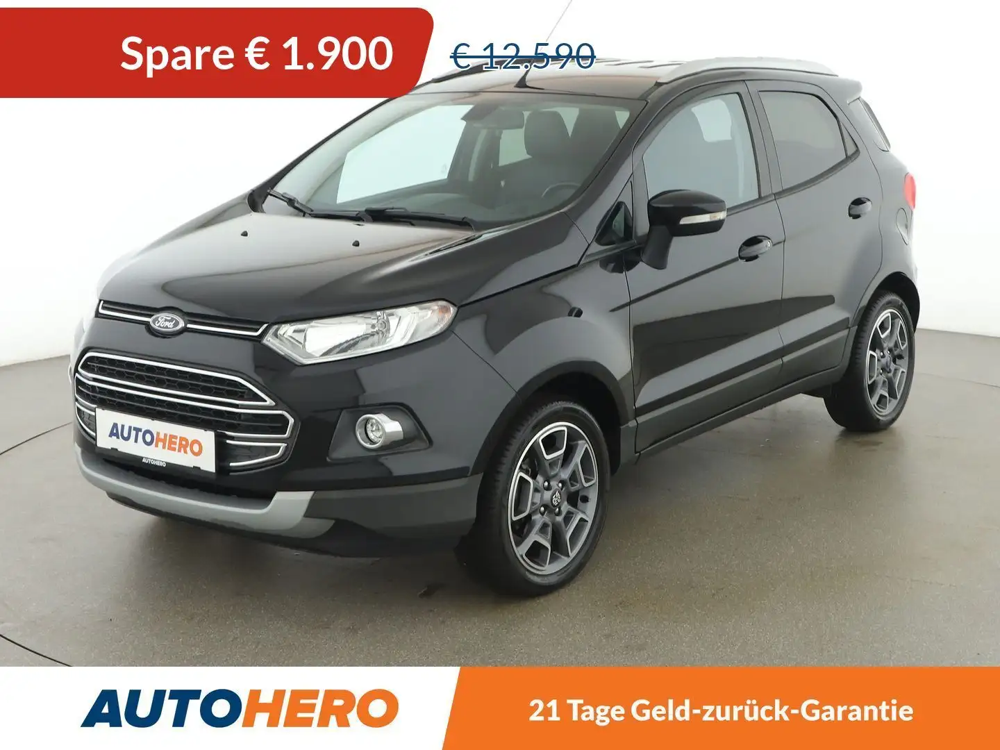 Ford EcoSport 1.0 EcoBoost Titanium Schwarz - 1