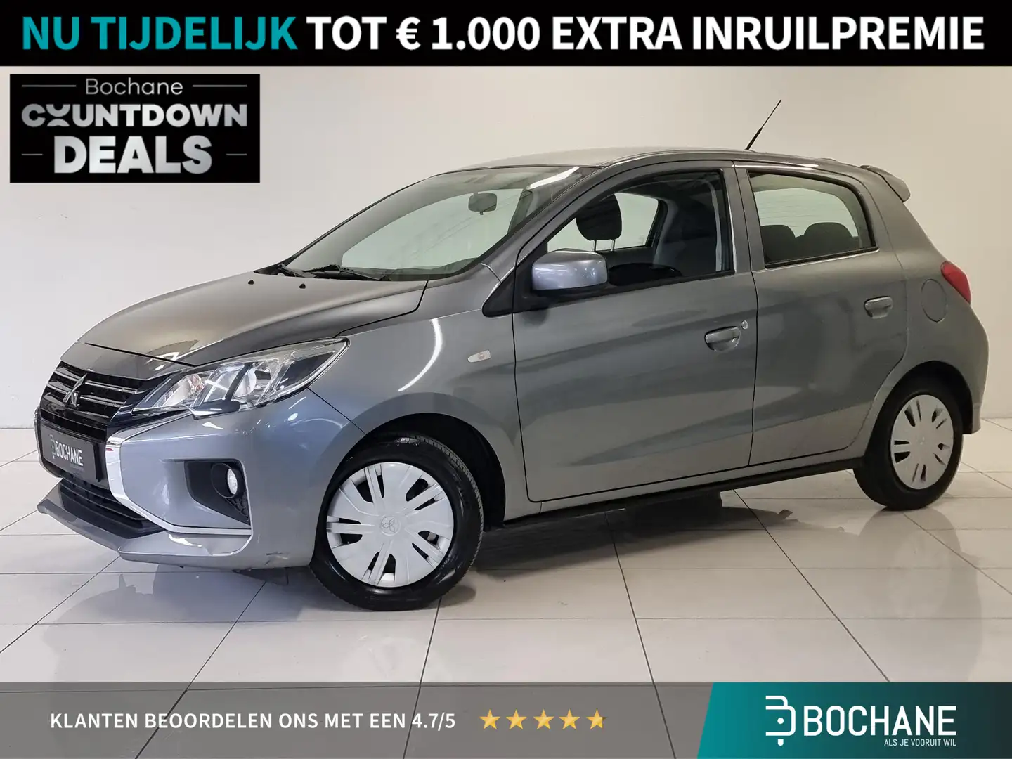 Mitsubishi Space Star 1.0 Cool+ | Airco | Radio DAB+ | Grijs - 1