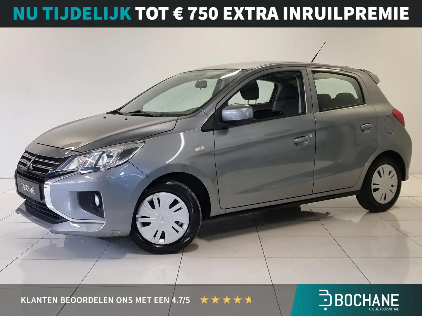 Mitsubishi Space Star 1.0 Cool+ | Airco | Radio DAB+ | Grijs - 1
