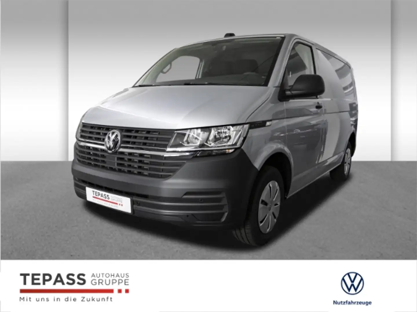Volkswagen T6.1 Transporter 2.0l TDI KLIMA PDC LADERAUMPAKET Plateado - 1