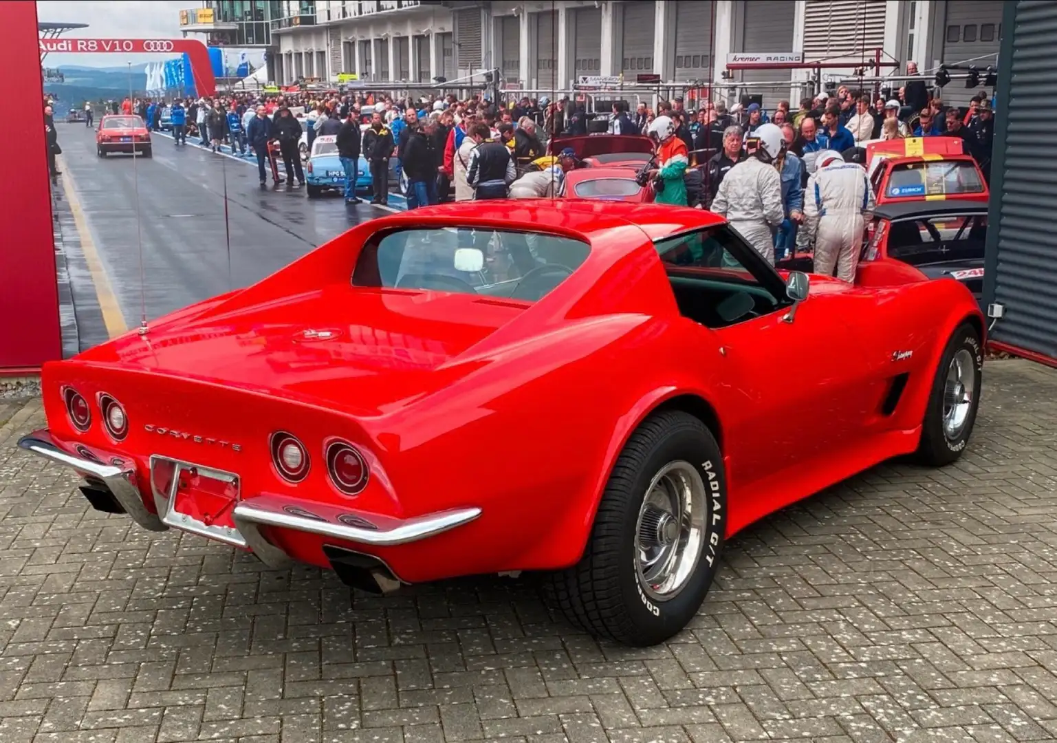 Corvette C3 1973 Targa 454 Big Block 4 Speed Red - 2