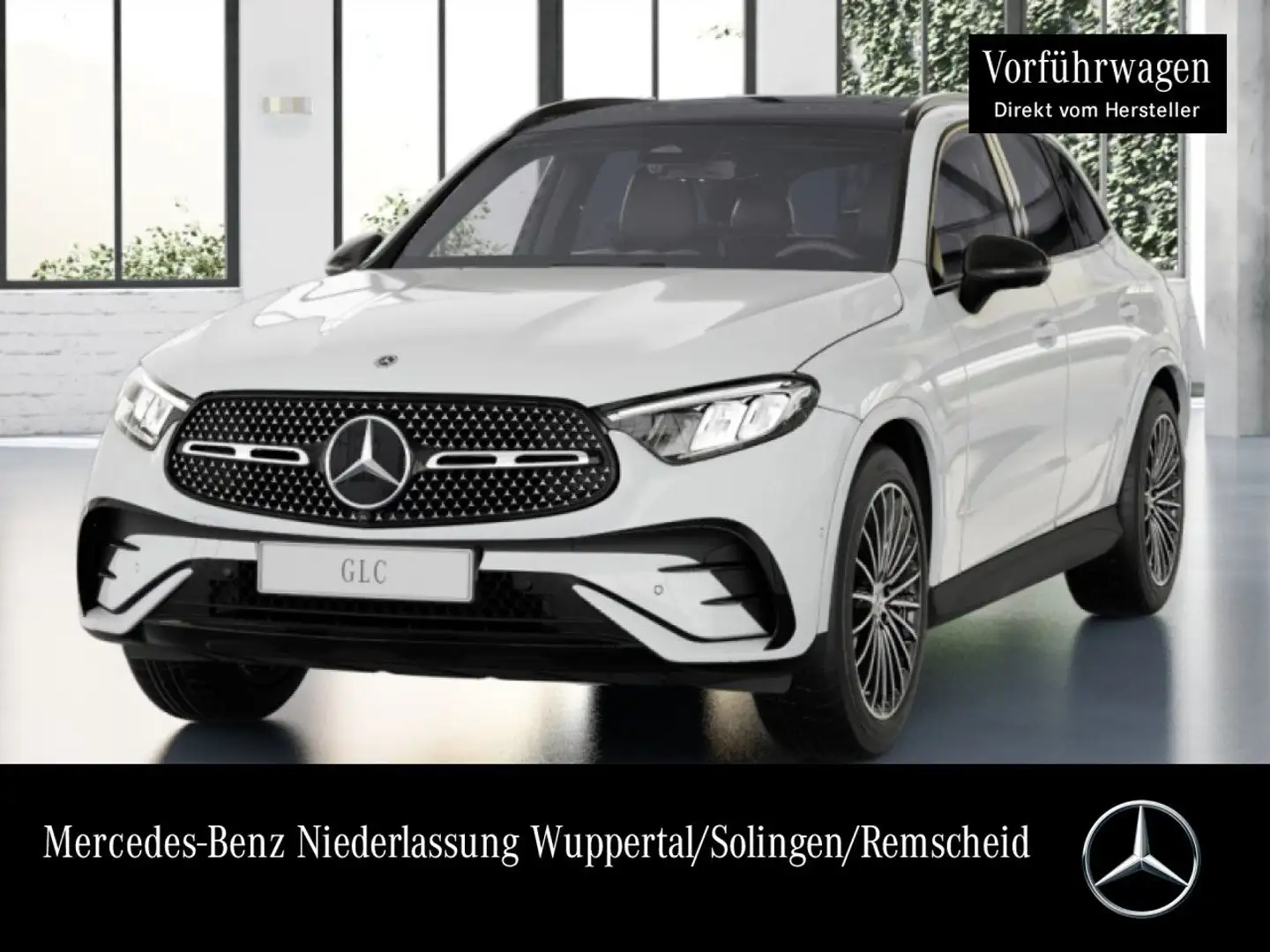 Mercedes-Benz GLC 200 4M AMG+NIGHT+PANO+360+AHK+LED+TOTW+KEYLESS Weiß - 1