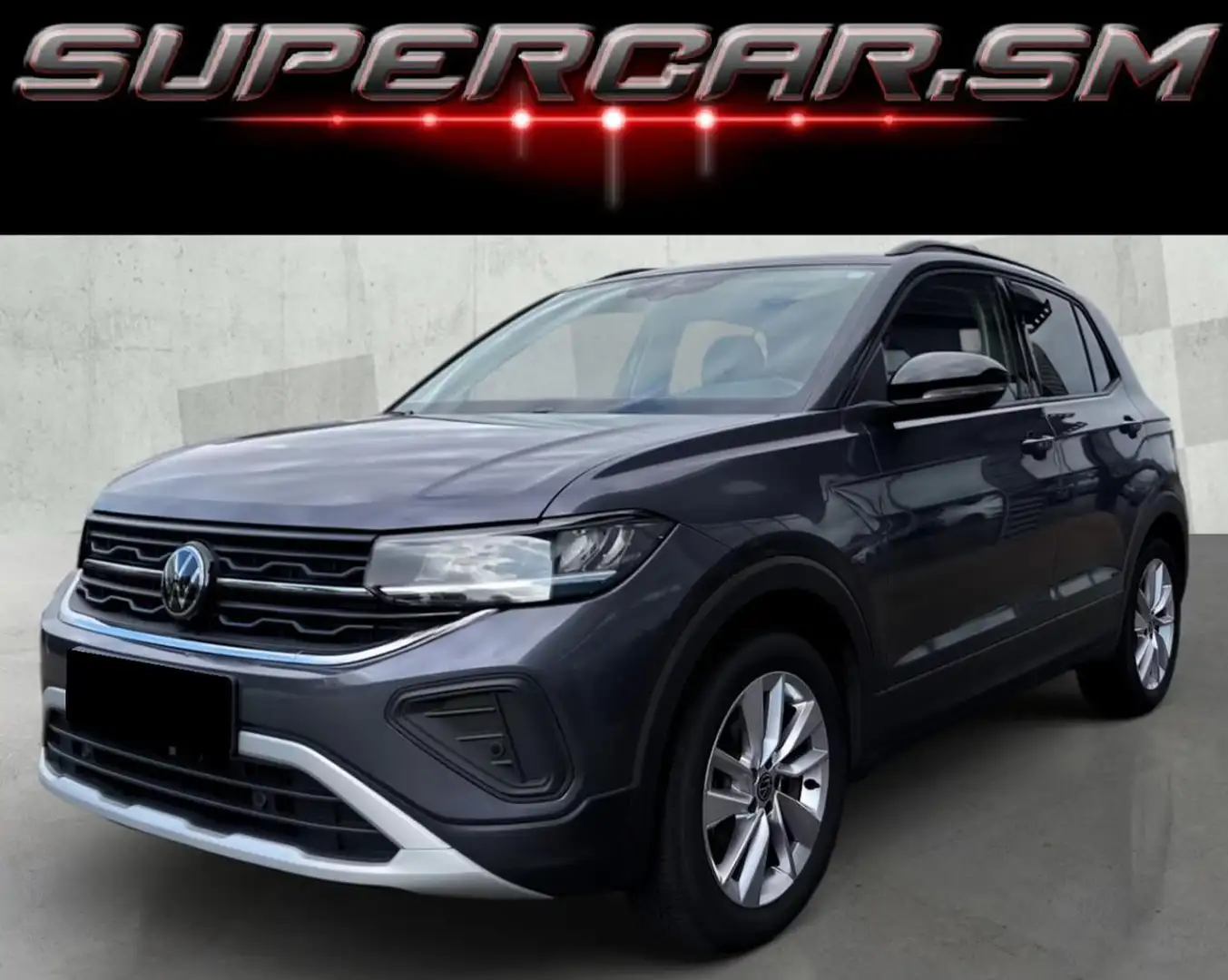 Volkswagen T-Cross 1.0 TSI GOAL LED ACC 17 Gris - 1
