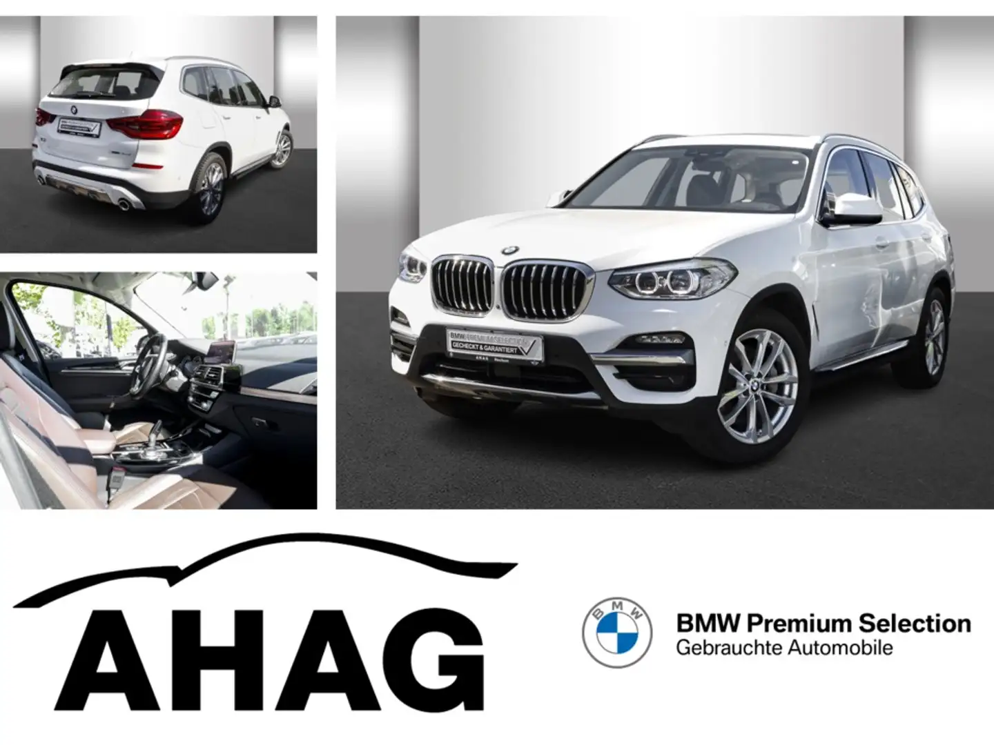 BMW X3 xDrive30d Luxury Line AT Navi Leder Tempom.aktiv P Blanc - 1
