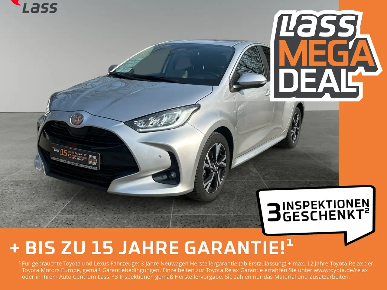 Toyota Yaris 1.5 Hybrid Team D AUT+Kamera+ACC+SHZ — миниатюра 1