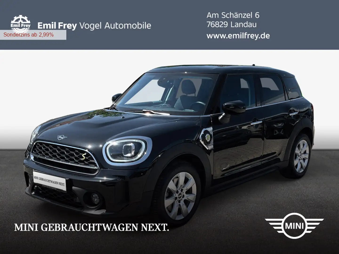 MINI Cooper SE Countryman All4 Aut. Classic Trim *LED*N Schwarz - 1