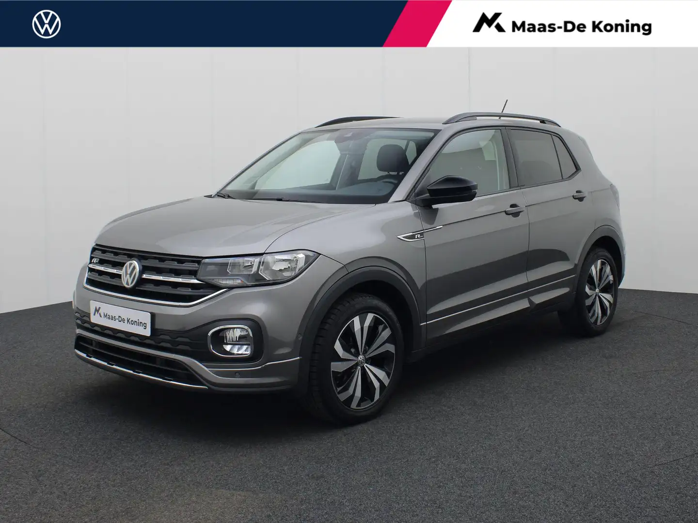 Volkswagen T-Cross 1.0TSI/95PK R Line · Navigatie · Camera+Parkeersen Grijs - 1