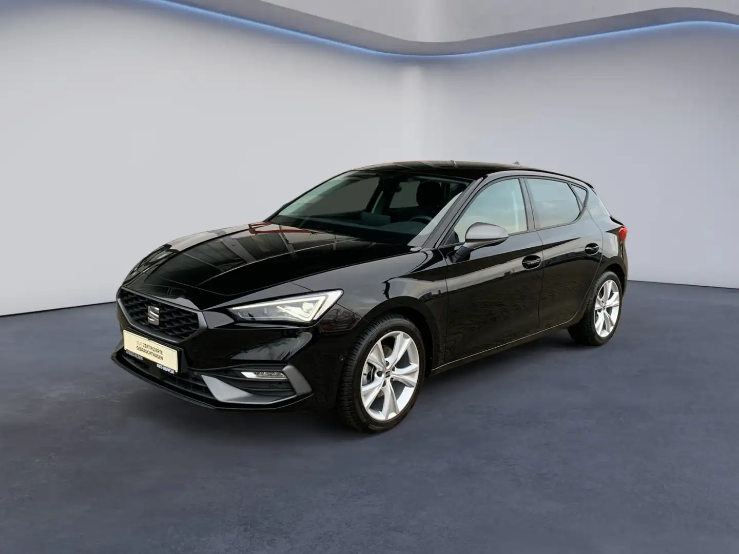 SEAT Leon FR 1.5 eTSI DSG MATRIX+NAVI+ACC Schwarz - 1