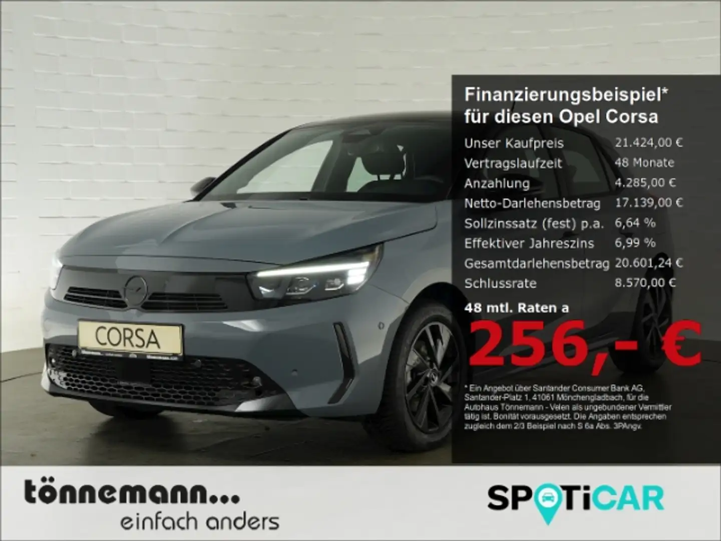 Opel Corsa F FACELIFT GS AT+MATRIX-LED-LICHT+RÜCKFAHRKAMERA+A Gris - 1