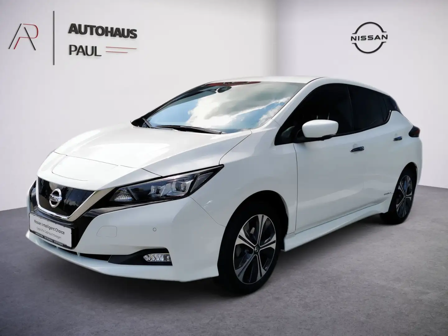 Nissan Leaf e+ N-Connecta 62 kWh, Winter, LED, 360° Blanc - 2