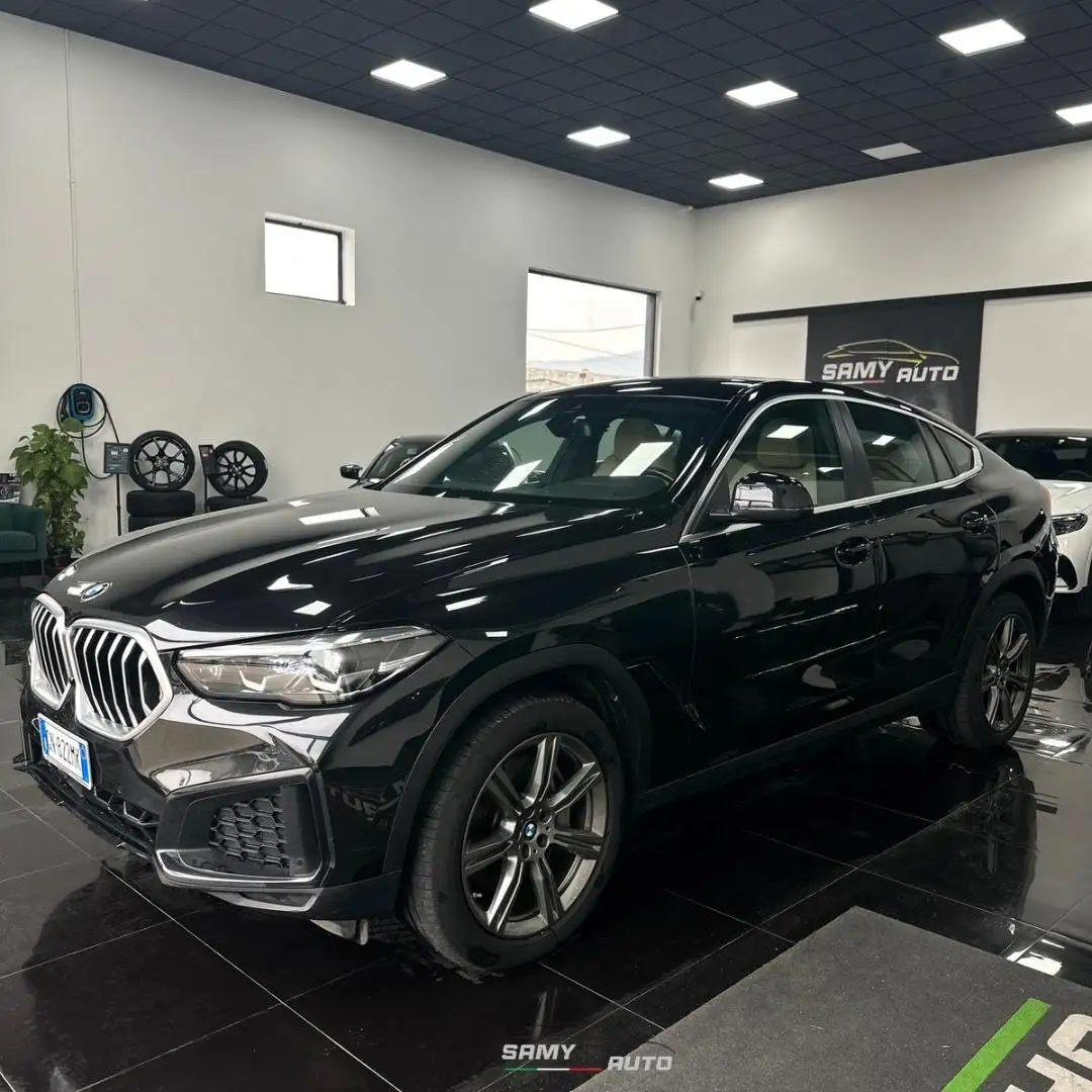 BMW X6 xdrive40d mhev 48V xLine auto Nero - 2