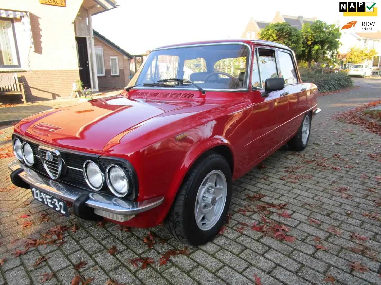 Alfa Romeo Giulia super 1.6 1976 super netjes technisch 100% Rojo - 1