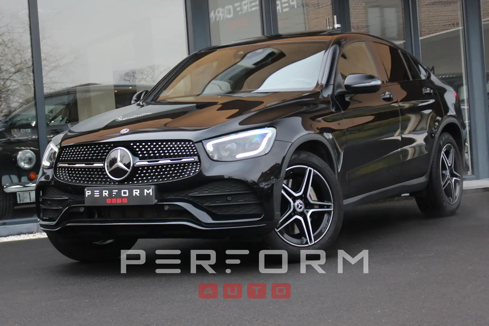 Mercedes-Benz GLC 200 COUPÉ 200 AMG*4MATIC*OPEN DAK*ACC*BURMESTER*FULL* Schwarz - 1
