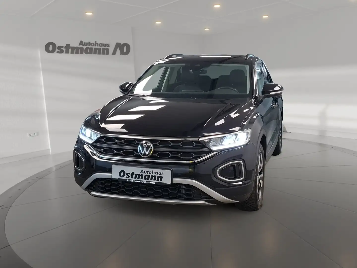 Volkswagen T-Roc 1.0 TSI Goal Navi Klima ACC SHZ CarPlay Schwarz - 1