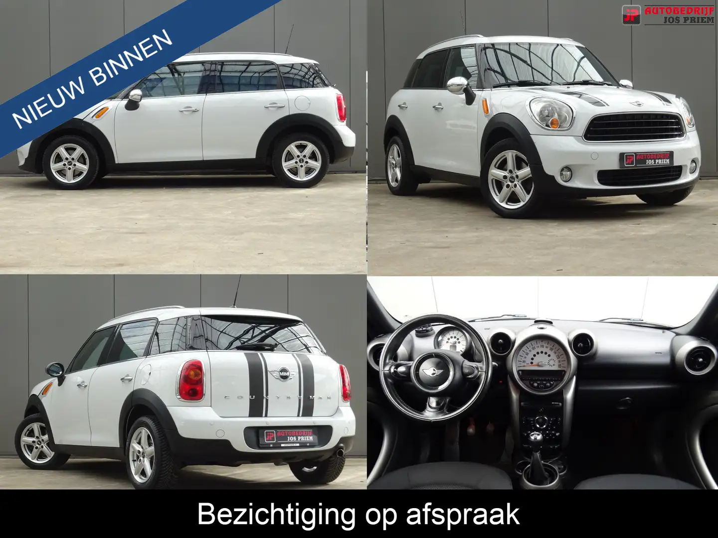 MINI One Countryman Mini 1.6 Pepper * ECC * GOED ONDERH. !! Bianco - 1