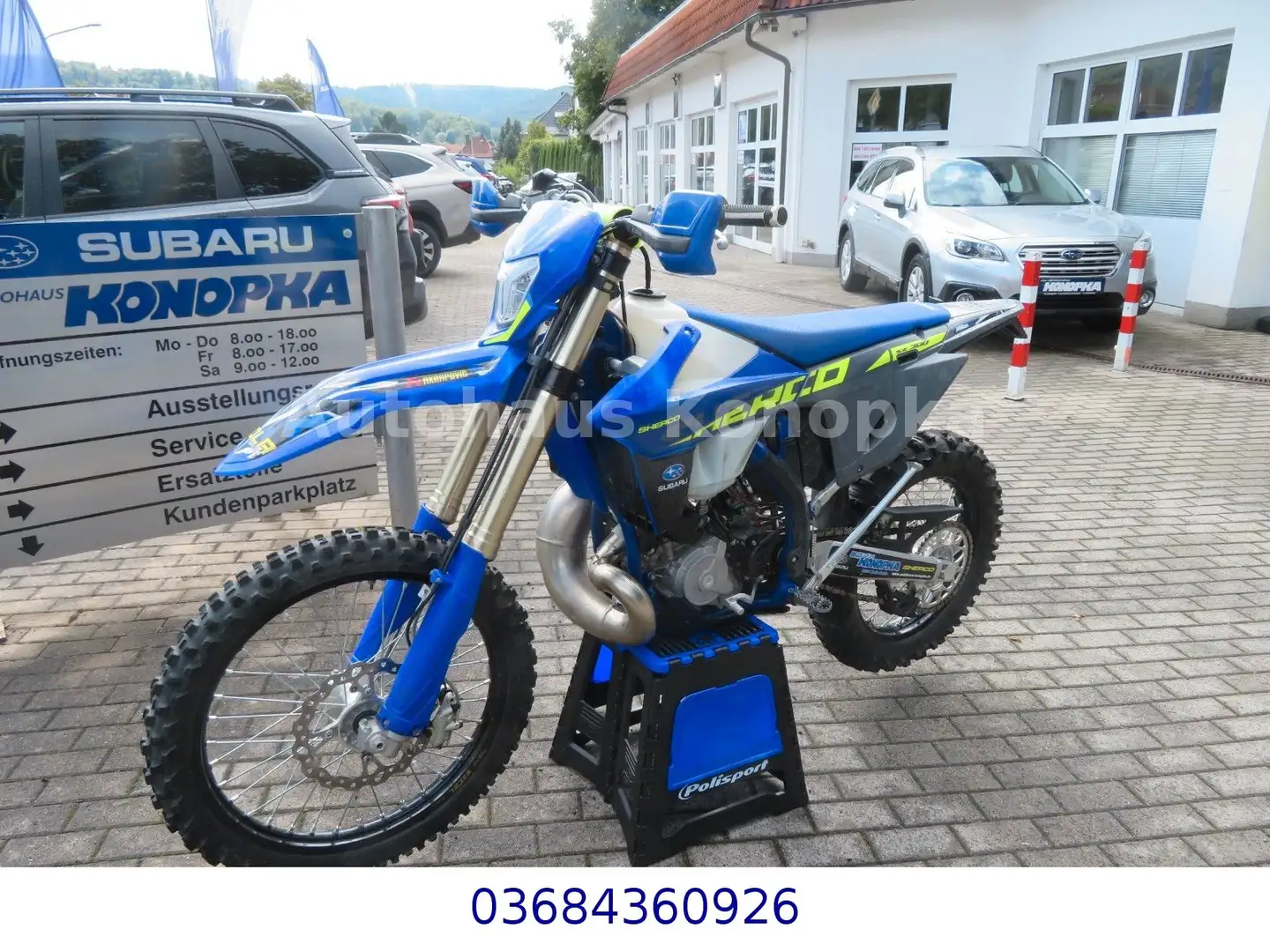 Sherco 300 SEF actory 2025 Finanzierung möglich Blau - 1