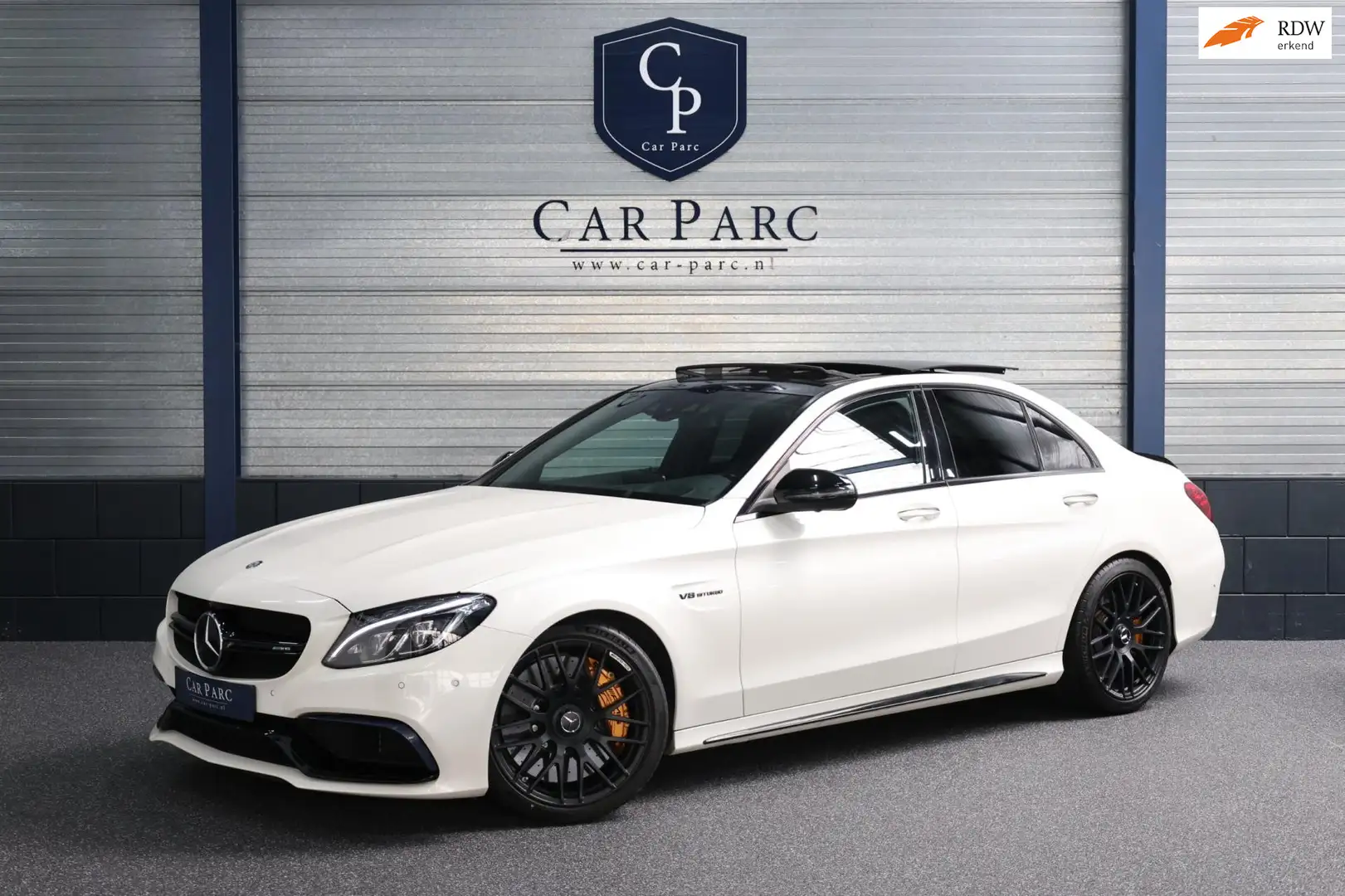 Mercedes-Benz C 63 AMG S 510+PK KERAMISCH/KUIPSTOELEN/SFEER/PANO/LEER+S.V Wit - 1