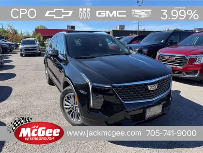 Black 2024 Cadillac XT4 SUV / Crossover Four-Wheel Drive 9-Speed Automatic