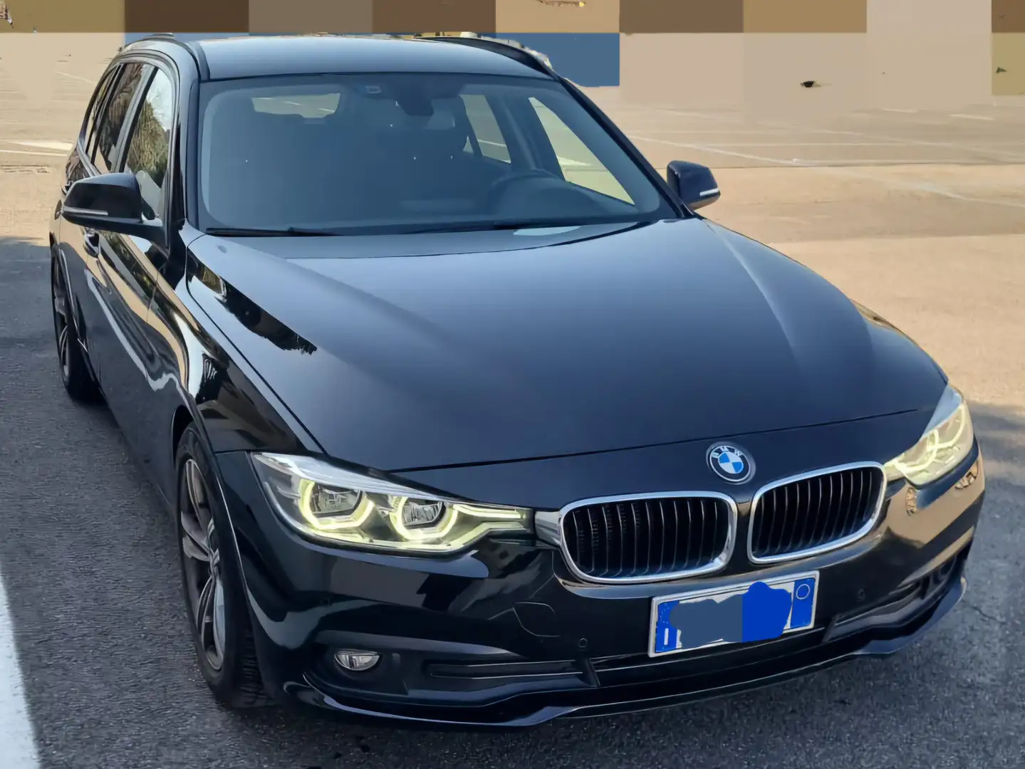 BMW 316 Serie 3 F31 2015 Touring 316d Touring auto Nero - 1
