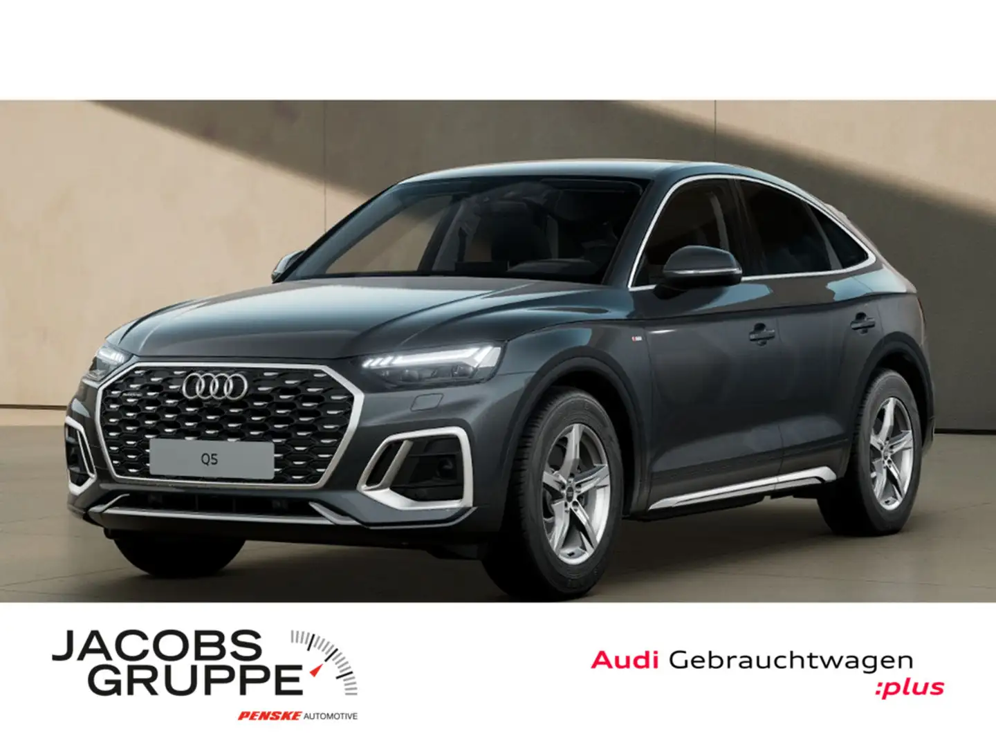 Audi Q5 Sportback 40 TFSI quattro S line Navi*Matrix*R-Kam Grau - 1