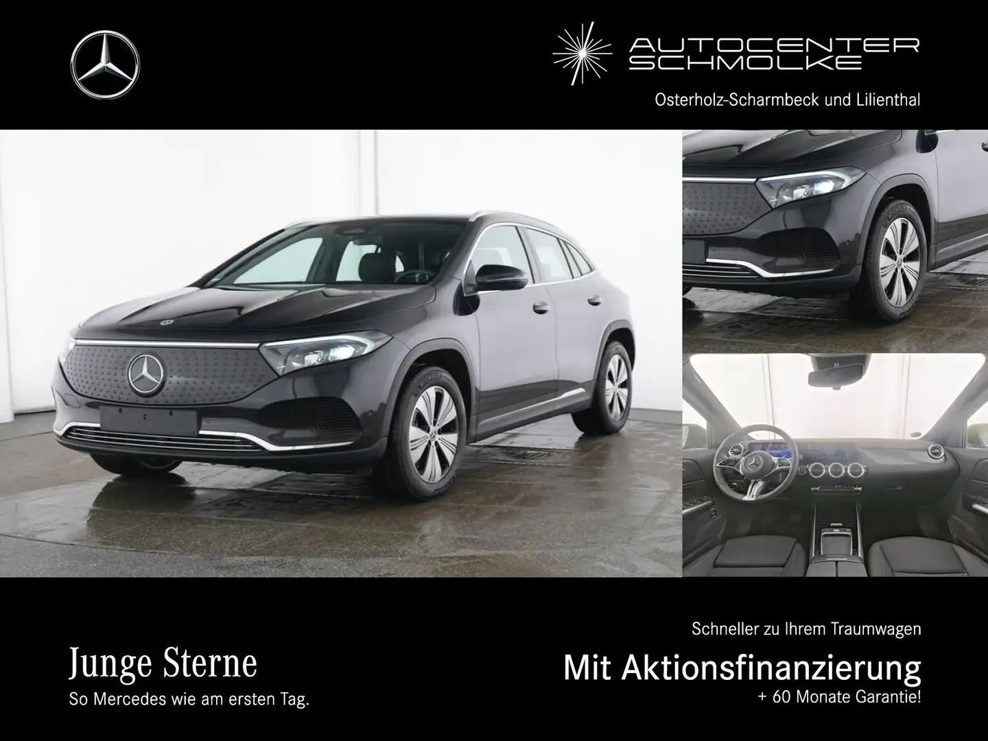 Mercedes-Benz EQA 350 EQA 350 4M TOTWINKEL*WINTER-PAKET*KAMERA*MBUX*.. Schwarz - 1