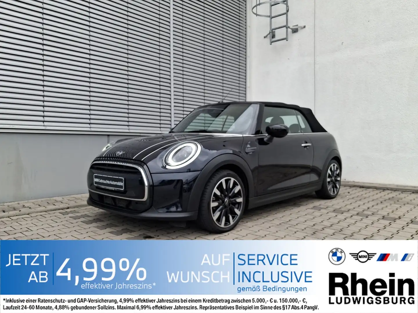 MINI Cooper Cabrio LED AppeCarPl Sportsitz PC hi Noir - 1