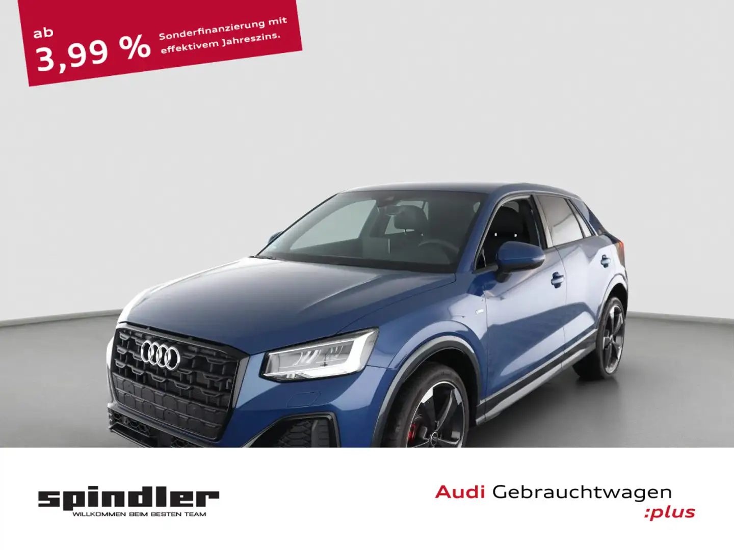 Audi Q2 S-Line 35TFSI S-tronic/ Navi, Sonos, AHK, LED Blau - 1