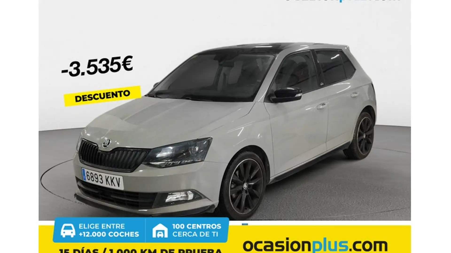 Skoda Fabia 1.0 TSI Monte Carlo 81kW Gris - 1