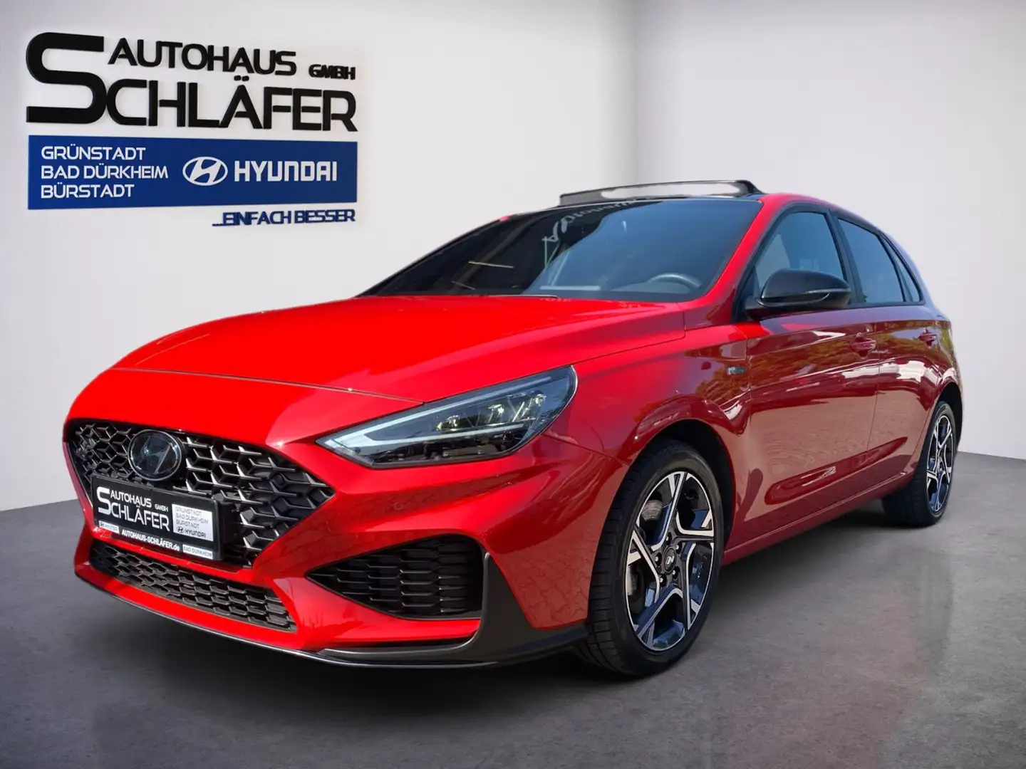 Hyundai i30 1.0 T-GDI 7-DCT N-Line Mild-Hybrid Assi PanD Rot - 1