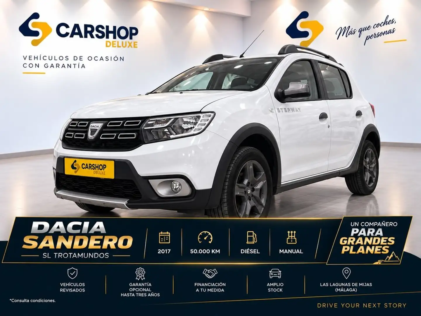 Dacia Sandero 1.5dCi SL Trotamundos 66kW Blanco - 1