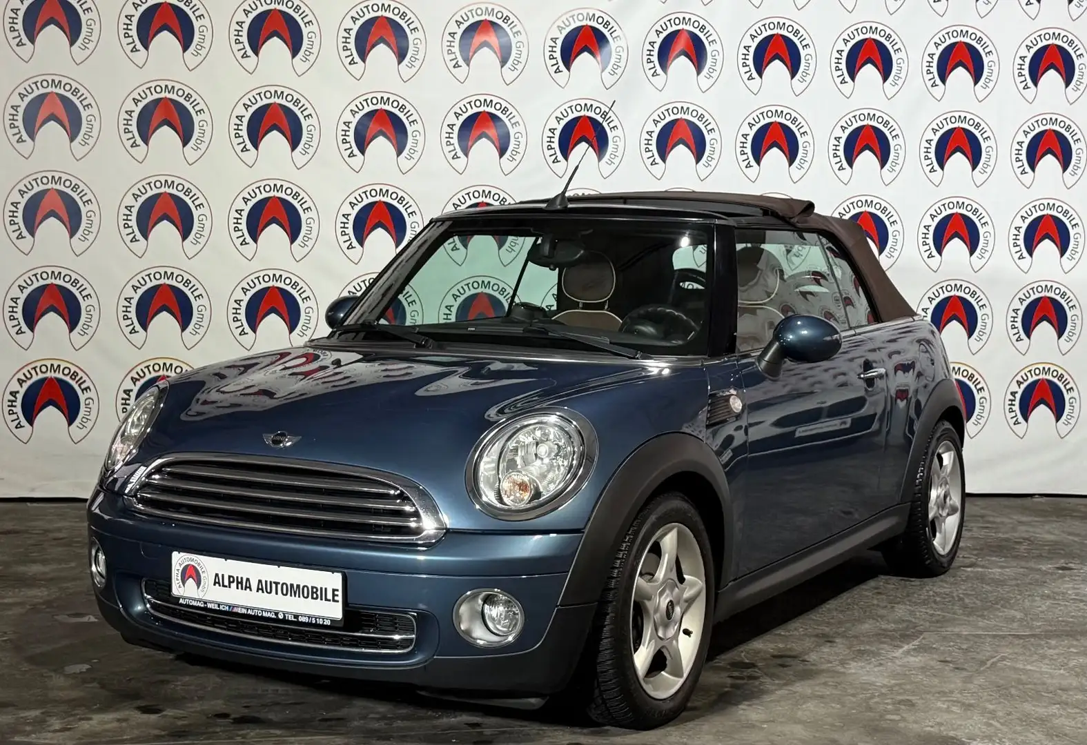 MINI Cooper Cabrio /Klima,Vollleder,Paket Chili Blau - 1