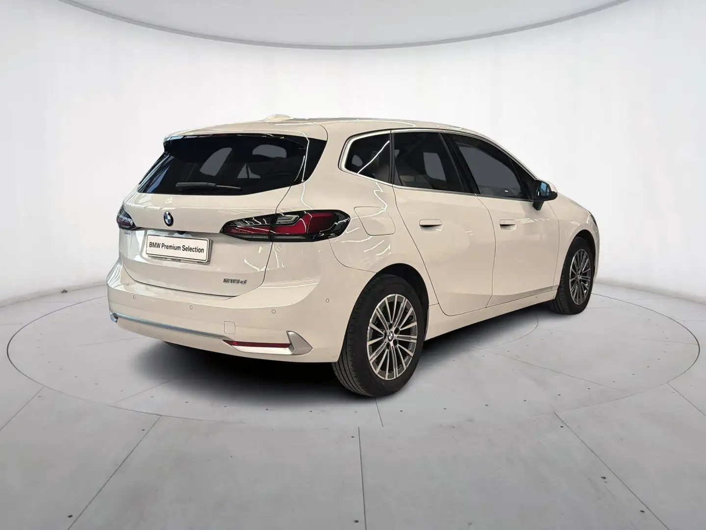 BMW 218 218d Active Tourer Luxury Blanc - 2