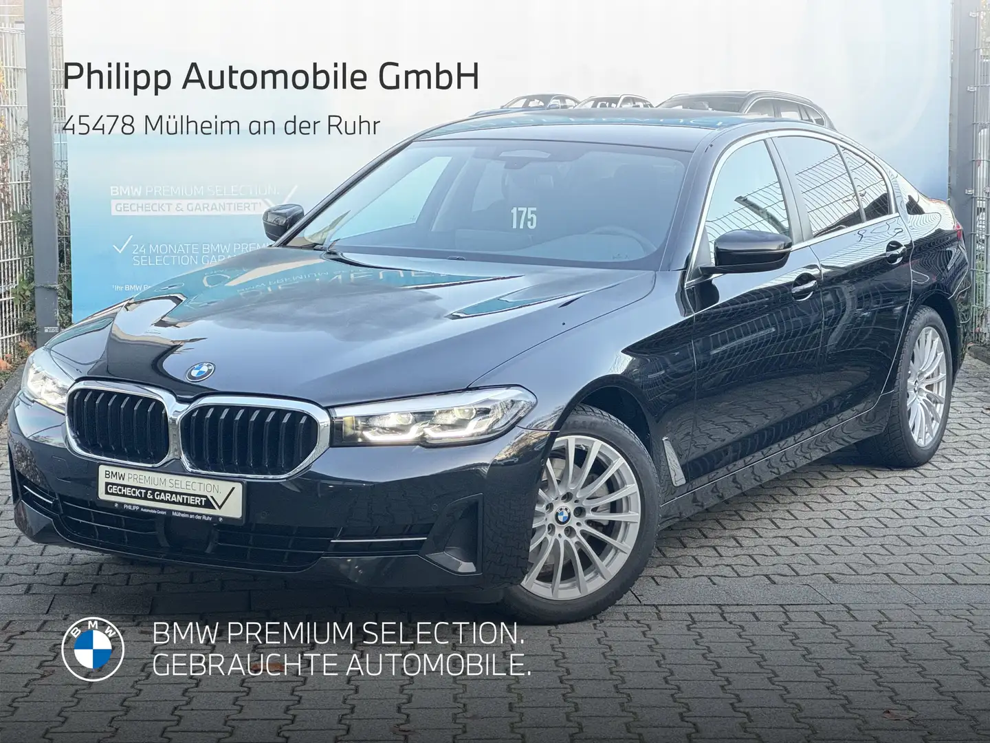 BMW 520 d ACC St-Hzg RFK Ambiente Keyless E-Sitze Nero - 1