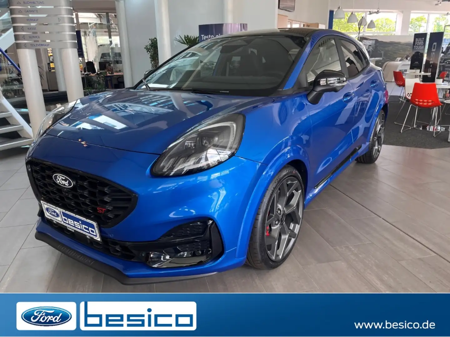 Ford Puma ST+B&O+NAV+DAB+PDC+RFK+Matrix-LED+BLIS+LMF+ Blauw - 1