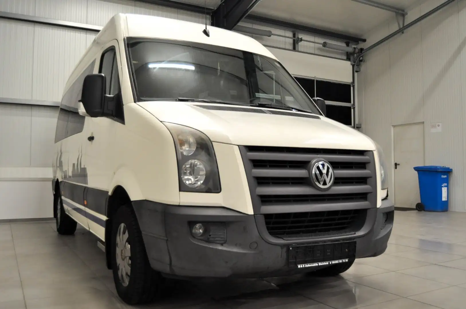 Volkswagen Crafter 35 mittel L2H2 Hochdach / 14 SITZER Gris - 1