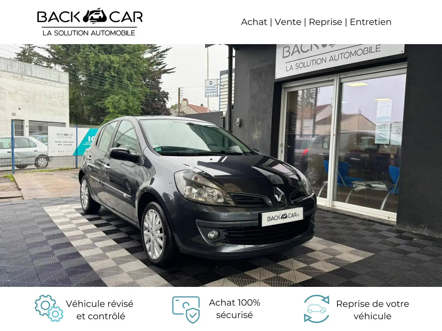 Renault Clio 1.6 16V 110 Luxe Dynamique A Gris - 1