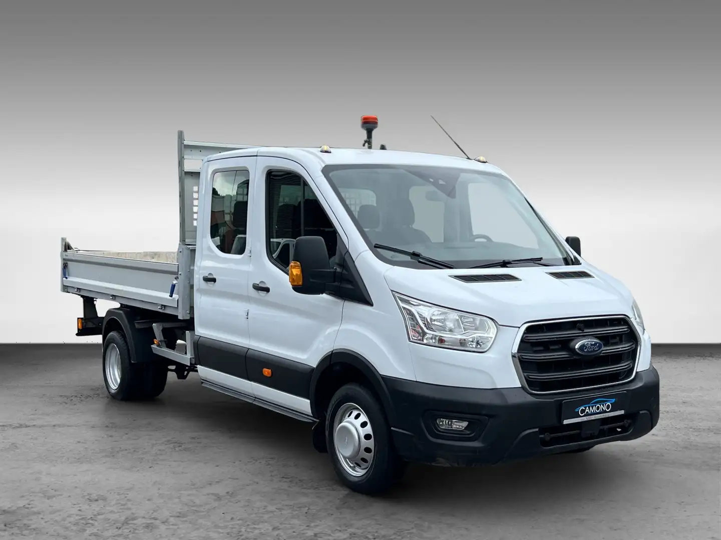 Ford Transit DOKA Pritsche Kipper Klima AHK Motor ! Blanc - 2