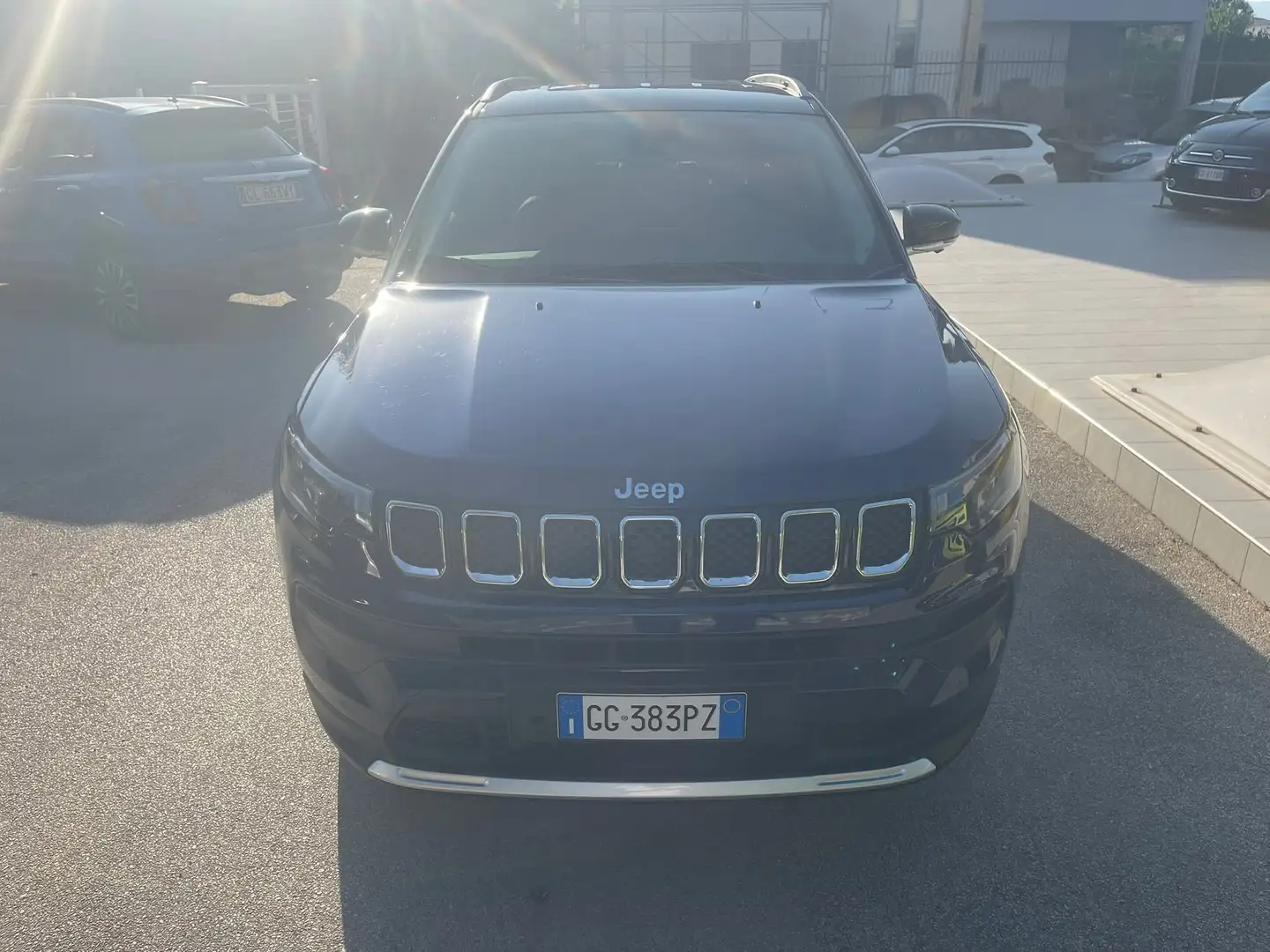 Jeep Compass Compass 1.3 turbo t4 phev Limited 4xe auto Bleu - 1