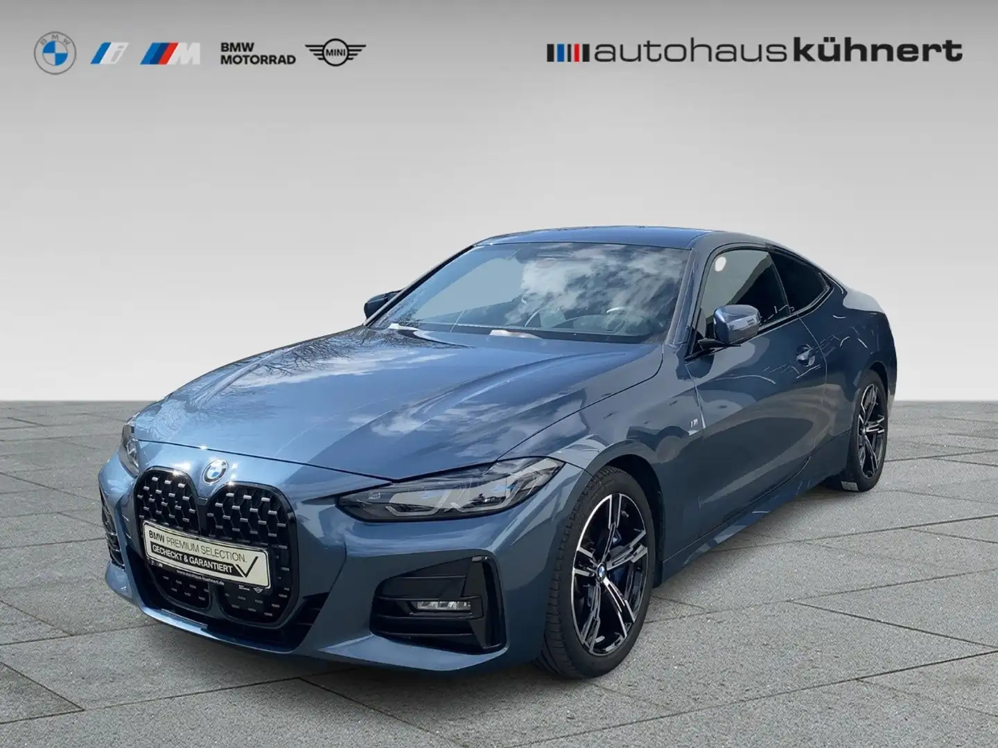 BMW 420 i Coupé ///M Sport PRO ACC HUD HiFi Bleu - 1
