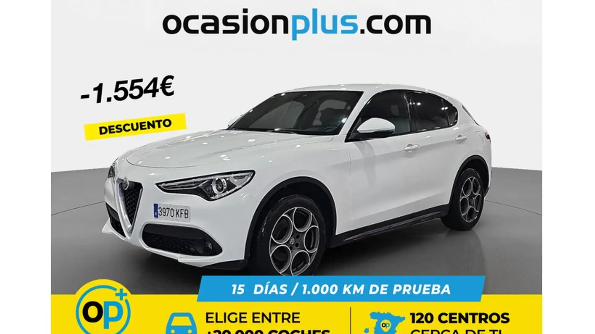 Alfa Romeo Stelvio 2.2 Super Q4 210 Aut. Blanc - 1