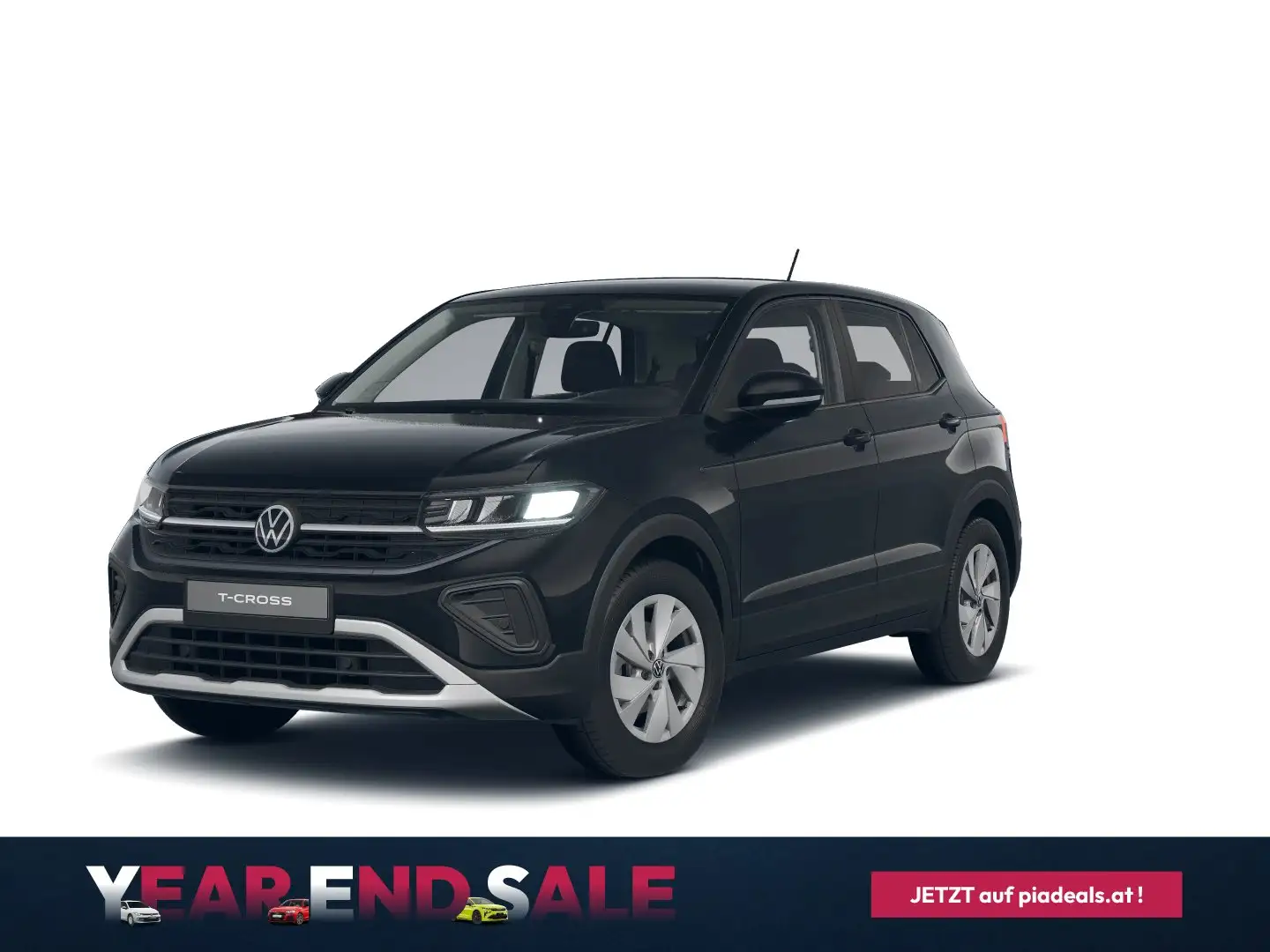 Volkswagen T-Cross 4Me TSI Schwarz - 1