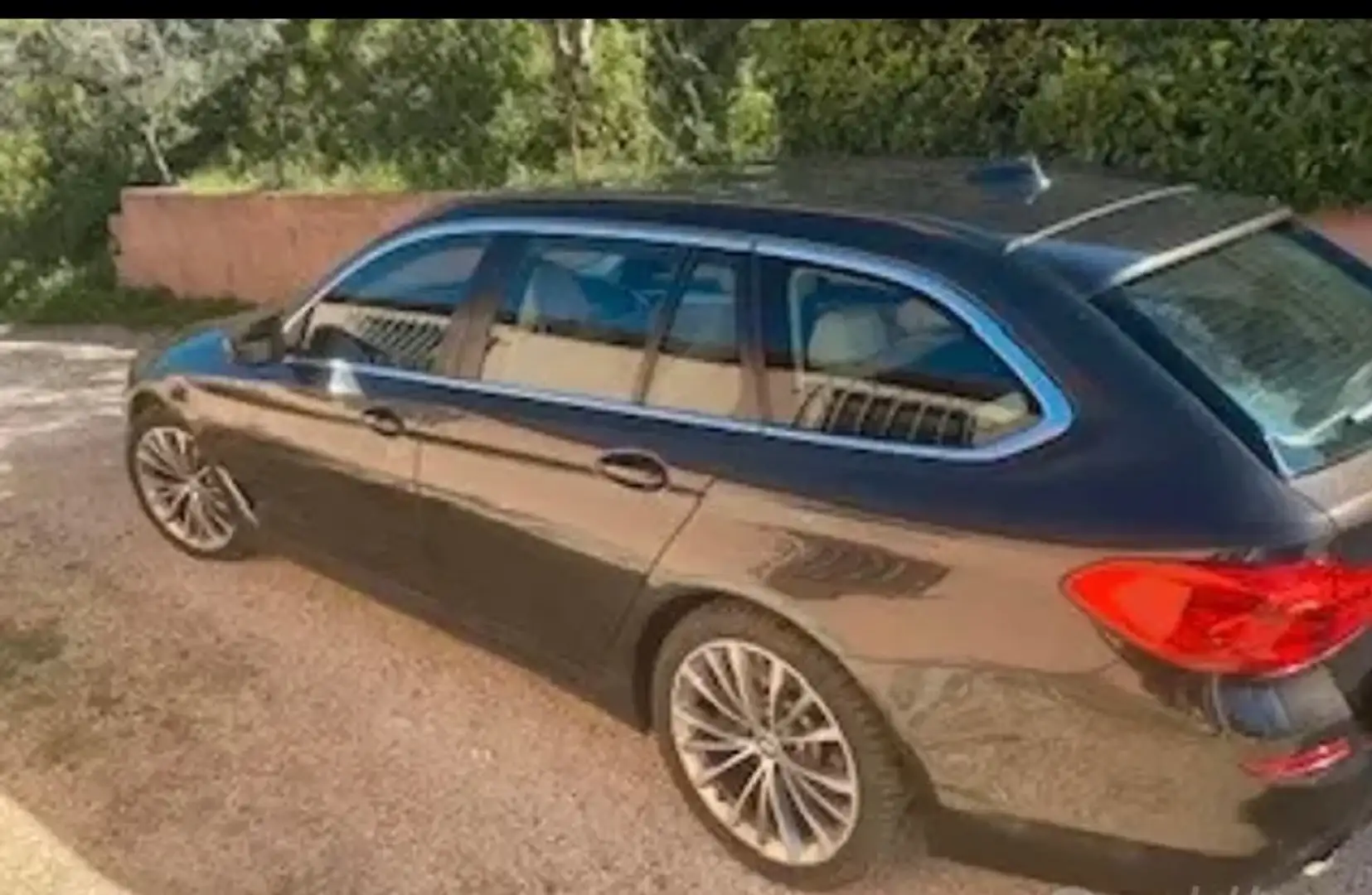 BMW 520 520d Touring Luxury auto Marrone - 2