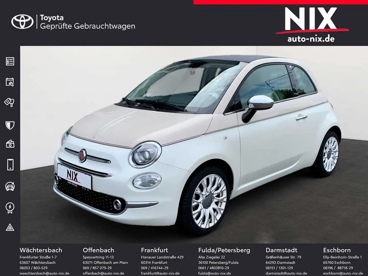 Fiat 500 C TwinAir Dualogic Beige - 1