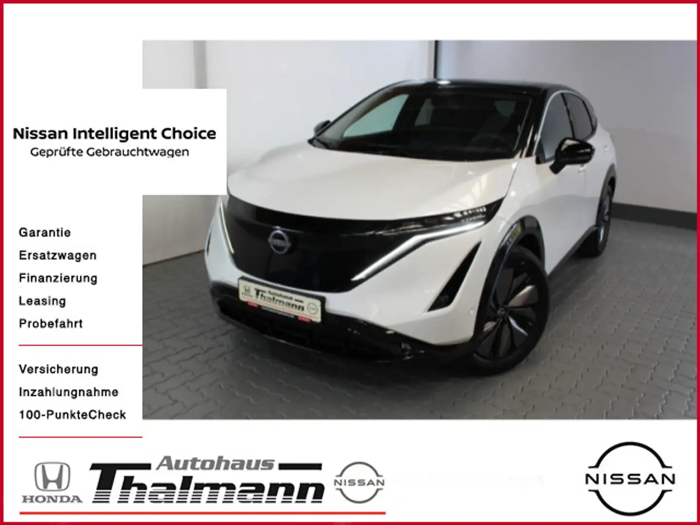 Nissan Ariya MY 24 87 KW Evolve Pack Weiß - 1