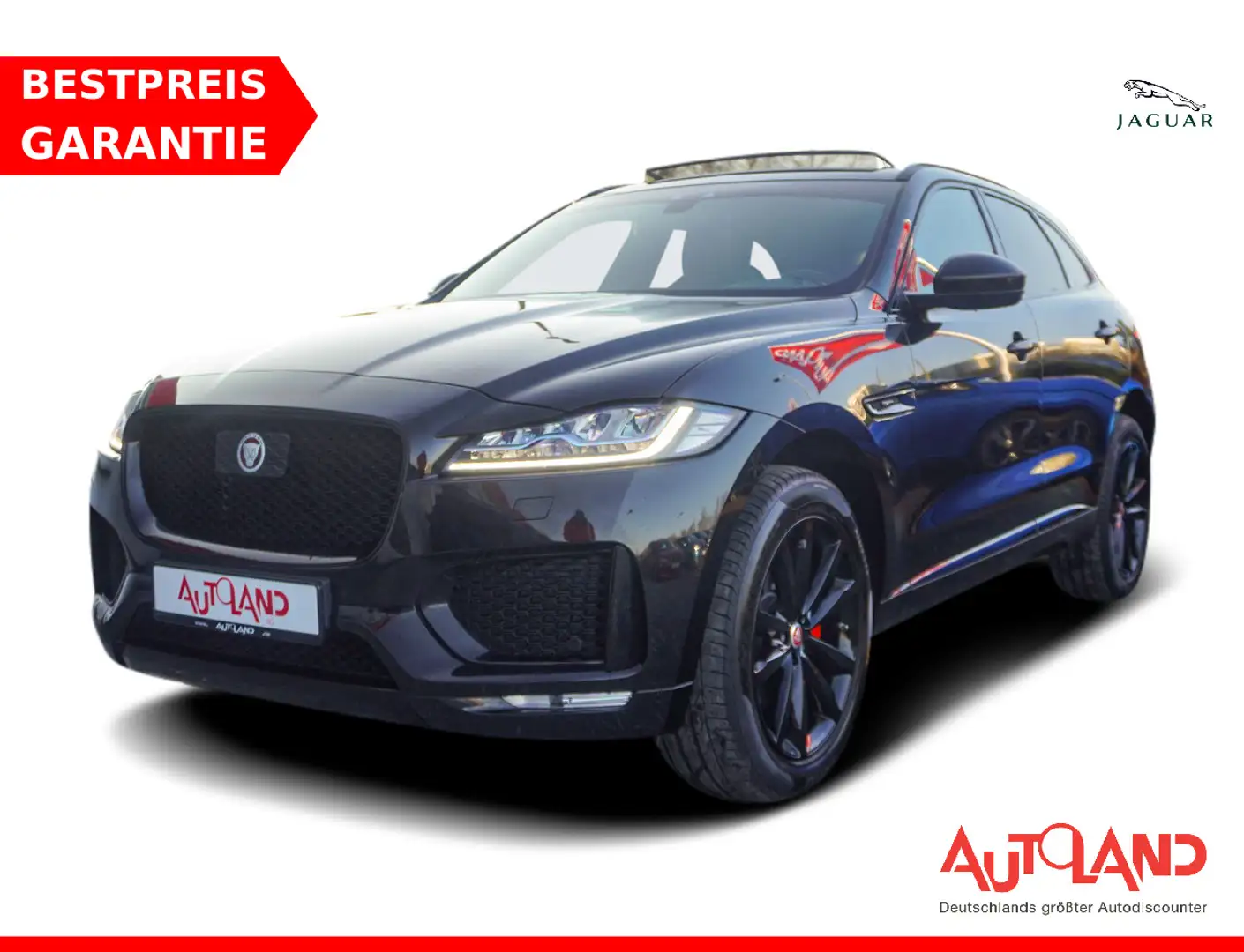 Jaguar F-Pace F-PACE 2.0 Chequered Flag AWD Noir - 1