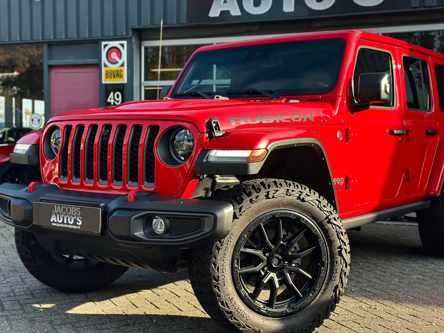 Jeep Wrangler 4-DR. RUBICON Grijskenteken BPM VRIJ! Nieuwstaat! Rouge - 2
