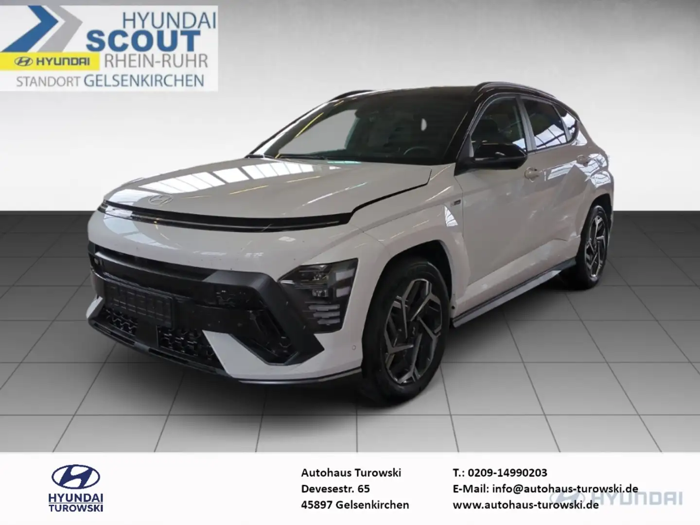 Hyundai KONA N Line 4WD 1.6 T-GDI Ultimate Paket Weiß - 1