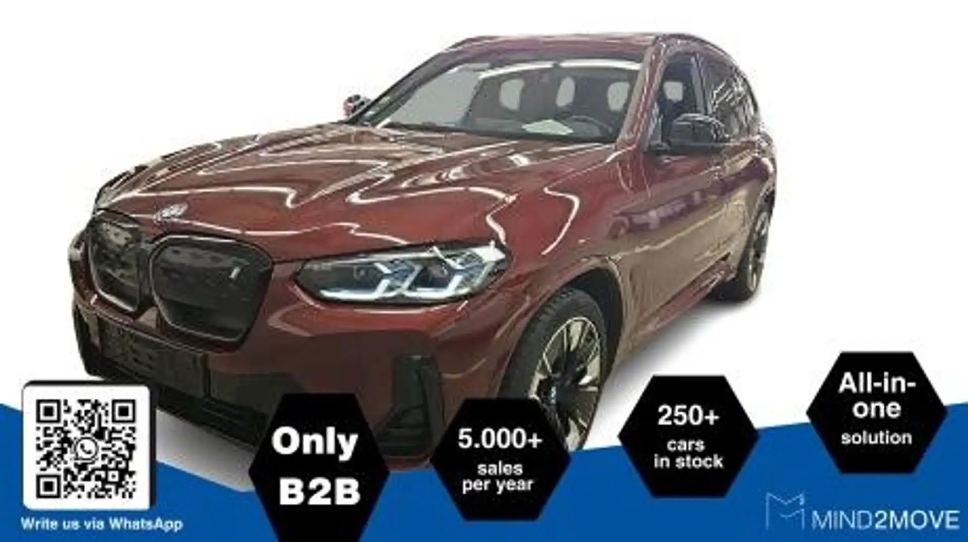 BMW iX3 Impressive BEV AHK+ACC+NAVI+PANO+KEYLESS Rot - 2